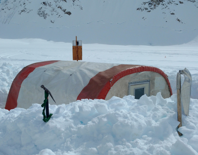 SAS tent at basecamp