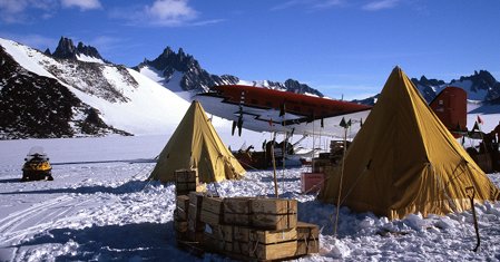 Guiding scientists in Antarctica
