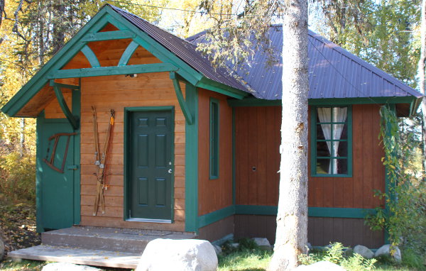 Kahiltna Chalet in the snow